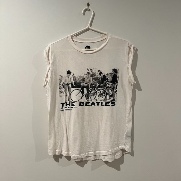 Forever 21 Beetles Band Graphic Tee - Picture 1 of 5